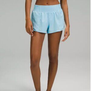 Lululemon Hotty Hot High-Rise Lined Short 2.5", blue